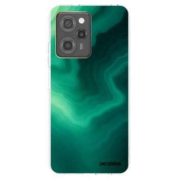 Picasee silikónový prehľadný obal pre Xiaomi Poco X5 Pro - Malachite