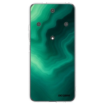 Picasee silikónový prehľadný obal pre Honor Magic5 Lite 5G - Malachite