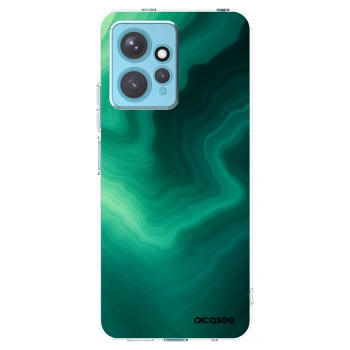 Picasee silikónový prehľadný obal pre Xiaomi Redmi Note 12 4G - Malachite