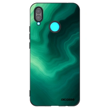 Picasee silikónový čierny obal pre Huawei Nova 3 - Malachite