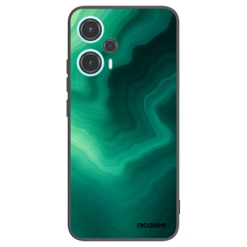 Picasee silikónový čierny obal pre Xiaomi Poco F5 - Malachite