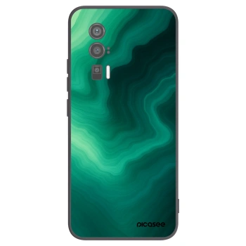 Picasee silikónový čierny obal pre Xiaomi Poco F5 Pro 5G - Malachite