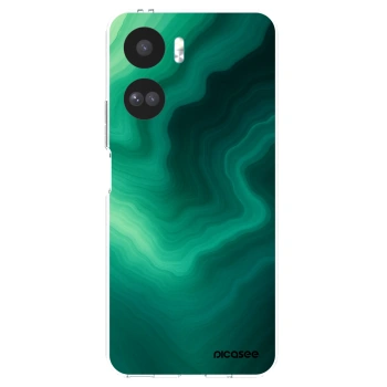 Picasee silikónový prehľadný obal pre Honor 90 Lite 5G - Malachite
