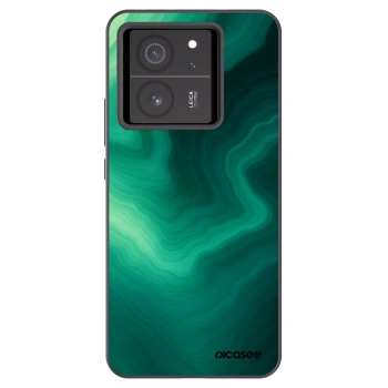 Picasee silikónový čierny obal pre Xiaomi 13T - Malachite