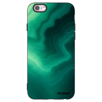 Picasee silikónový čierny obal pre Apple iPhone 6/6S - Malachite