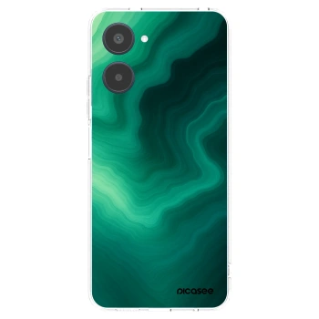 Picasee silikónový prehľadný obal pre Realme 10 4G - Malachite