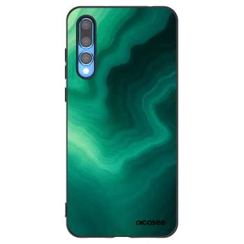 Picasee silikónový čierny obal pre Huawei P20 Pro - Malachite