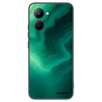 Picasee silikónový čierny obal pre Realme C33 (2023) - Malachite