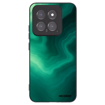 Picasee silikónový čierny obal pre Xiaomi 14 - Malachite