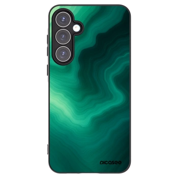 Picasee silikónový čierny obal pre Samsung Galaxy A55 5G A556B - Malachite