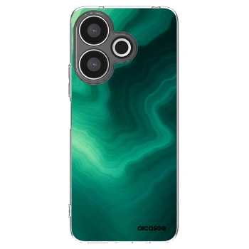 Picasee silikónový prehľadný obal pre Xiaomi Redmi 13 4G - Malachite