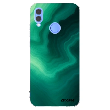 Picasee silikónový prehľadný obal pre Huawei P Smart 2019 - Malachite