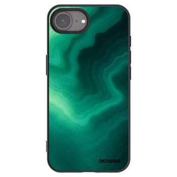 Picasee silikónový čierny obal pre Apple iPhone 16e - Malachite