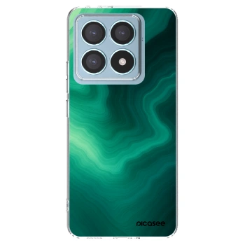Picasee silikónový prehľadný obal pre Xiaomi 14T Pro - Malachite