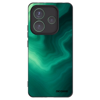 Picasee silikónový čierny obal pre Xiaomi Redmi Note 14 5G - Malachite