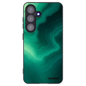 Picasee silikónový čierny obal pre Samsung Galaxy S25 5G - Malachite