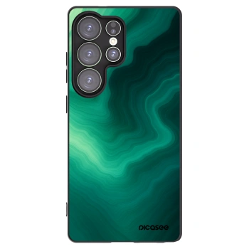 Picasee silikónový čierny obal pre Samsung Galaxy S25 Ultra 5G - Malachite