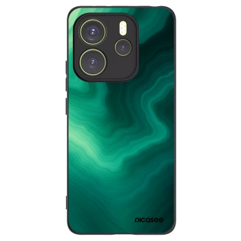 Picasee silikónový čierny obal pre Xiaomi Redmi Note 14 4G - Malachite
