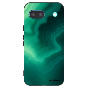 Picasee silikónový čierny obal pre Google Pixel 8a - Malachite