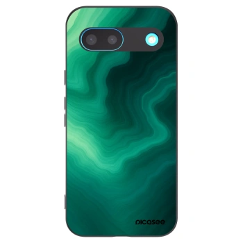 Picasee silikónový čierny obal pre Google Pixel 8 - Malachite