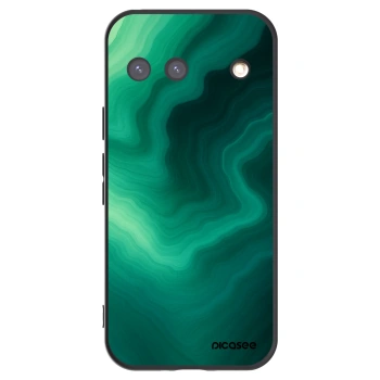 Picasee silikónový čierny obal pre Google Pixel 9 - Malachite