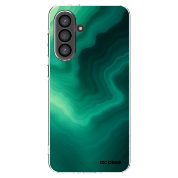 Picasee silikónový prehľadný obal pre Samsung Galaxy A36 5G - Malachite