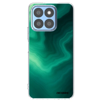 Picasee silikónový prehľadný obal pre Honor X8c - Malachite