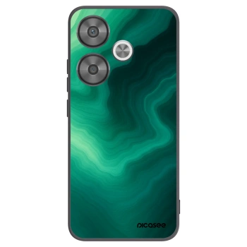 Picasee silikónový čierny obal pre Xiaomi Poco F6 - Malachite