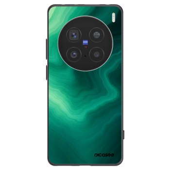 Picasee silikónový čierny obal pre Vivo X200 Pro - Malachite