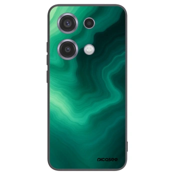 Picasee silikónový čierny obal pre Xiaomi Redmi Note 14S - Malachite