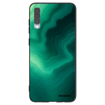Picasee silikónový čierny obal pre Samsung Galaxy A70 A705F - Malachite