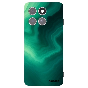 Picasee silikónový čierny obal pre Motorola Edge 60 Pro - Malachite