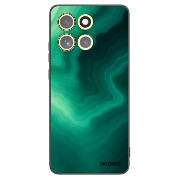 Picasee silikónový čierny obal pre Motorola Moto G86 5G - Malachite