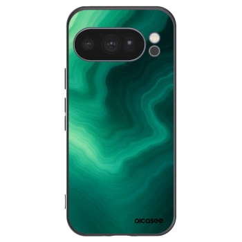 Picasee silikónový čierny obal pre Google Pixel 10 Pro - Malachite