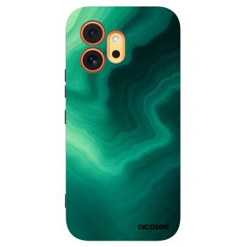 Picasee silikónový čierny obal pre Honor 600 - Malachite