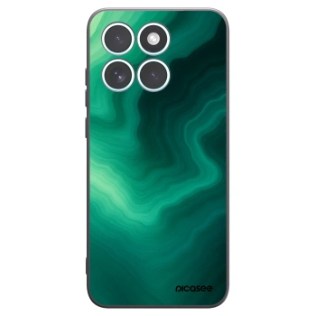 Picasee silikónový čierny obal pre Motorola Edge 70 Fusion - Malachite