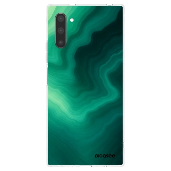 Picasee silikónový prehľadný obal pre Samsung Galaxy Note 10 N970F - Malachite