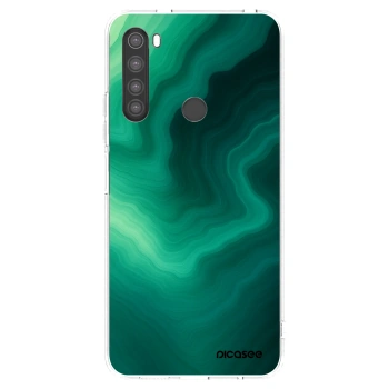 Picasee silikónový prehľadný obal pre Xiaomi Redmi Note 8 - Malachite