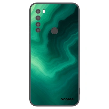 Picasee silikónový čierny obal pre Xiaomi Redmi Note 8 - Malachite