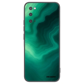 Picasee silikónový čierny obal pre Samsung Galaxy S20 G980F - Malachite