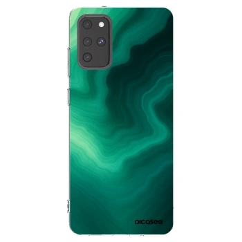 Picasee silikónový prehľadný obal pre Samsung Galaxy S20+ G985F - Malachite