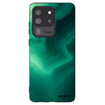 Picasee silikónový čierny obal pre Samsung Galaxy S20 Ultra 5G G988F - Malachite