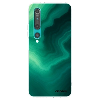 Picasee silikónový prehľadný obal pre Xiaomi Mi 10 - Malachite