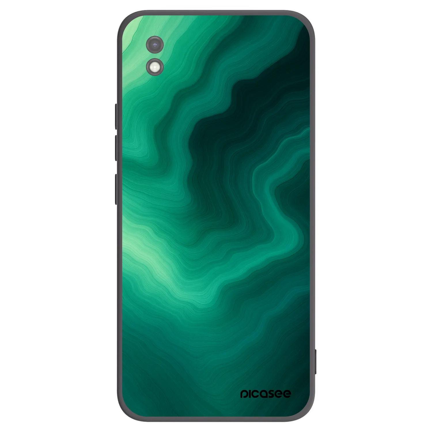 Picasee silikónový čierny obal pre Xiaomi Redmi 9AT - Malachite