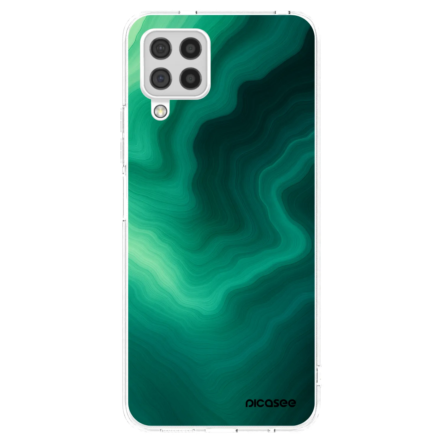 Silikónový prehľadný obal pre Samsung Galaxy A22 A225F 4G - Malachite