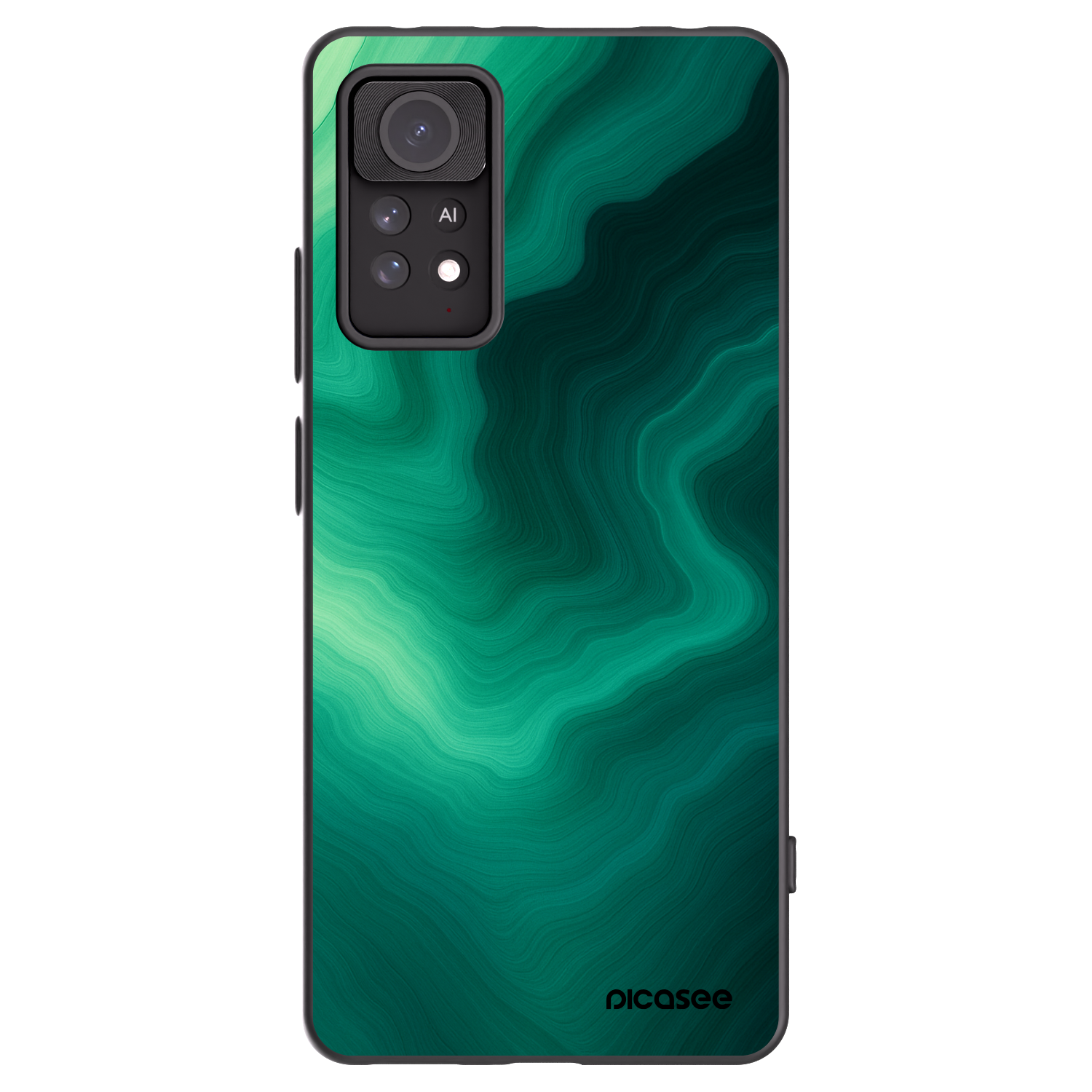 Picasee silikónový čierny obal pre Xiaomi Redmi Note 11 Pro - Malachite