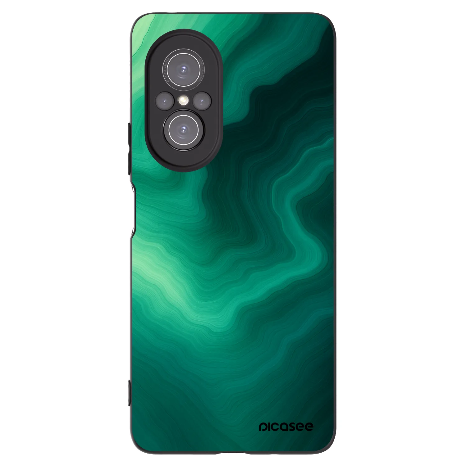 Picasee silikónový čierny obal pre Huawei Nova 9 SE - Malachite