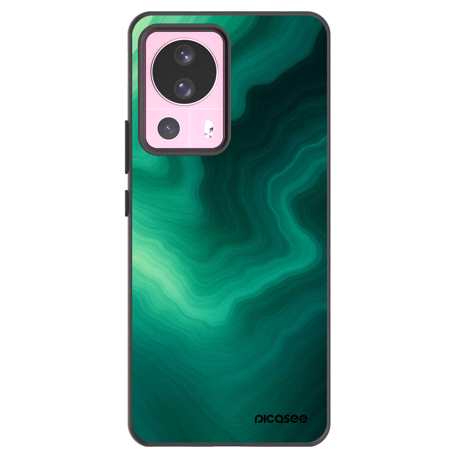 Picasee silikónový čierny obal pre Xiaomi 13 Lite - Malachite
