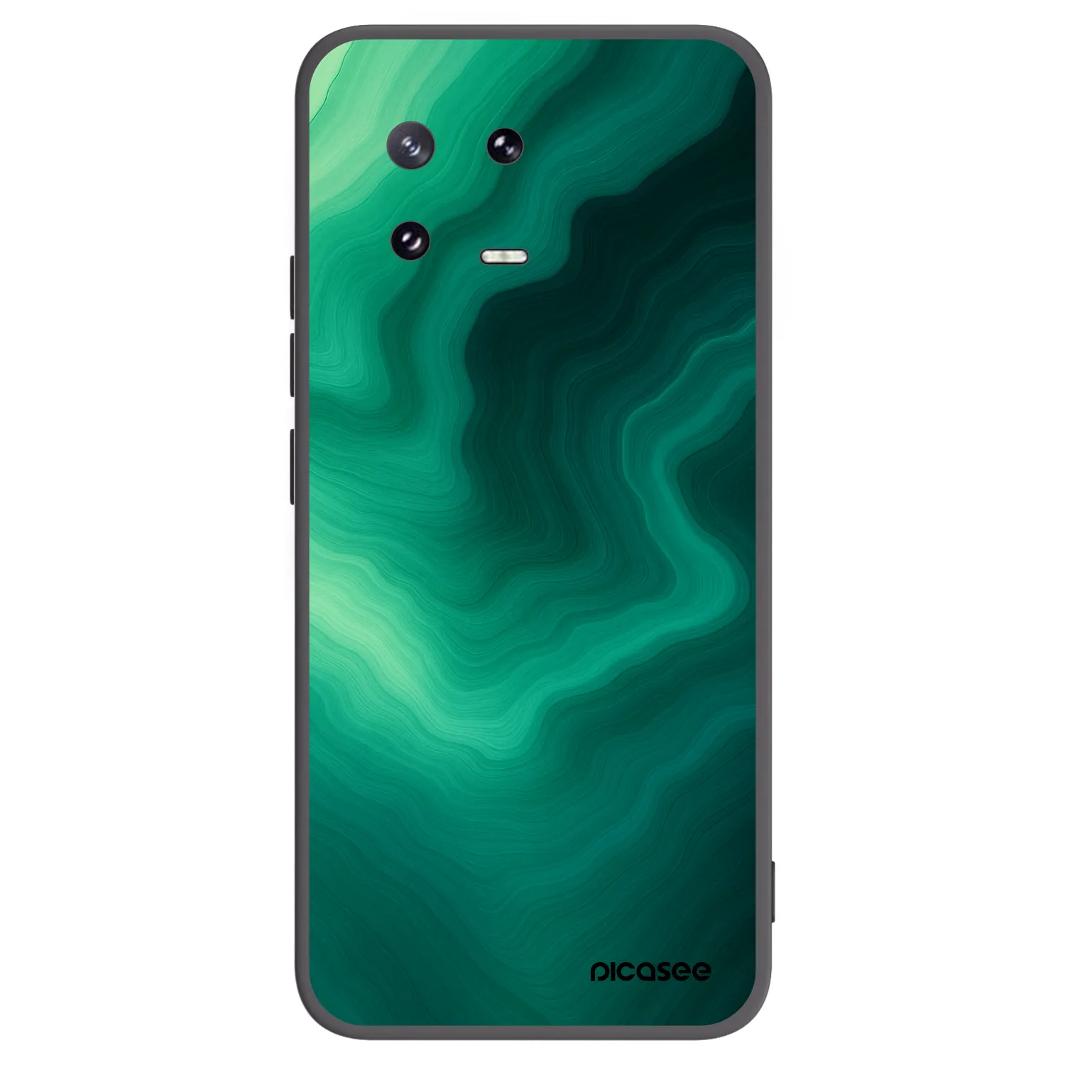 Picasee silikónový čierny obal pre Xiaomi 13 Pro - Malachite
