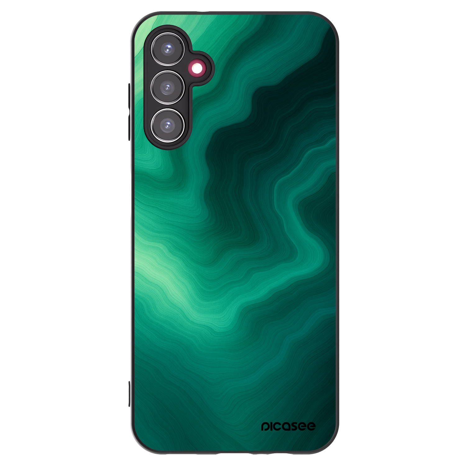 Picasee silikónový čierny obal pre Samsung Galaxy A14 5G A146P - Malachite